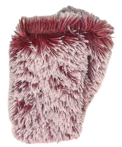 Fingerless / Texting Gloves, Reversible - Fox Faux Fur