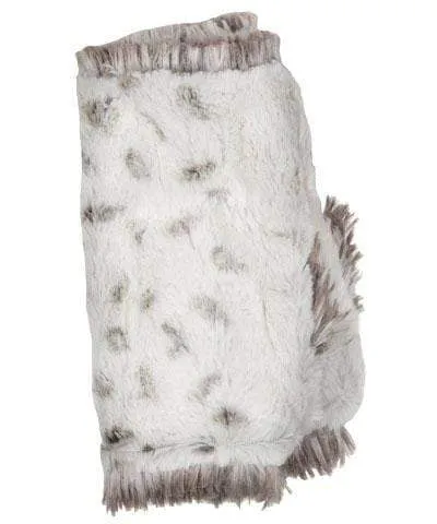 Fingerless / Texting Gloves, Reversible - Fox Faux Fur