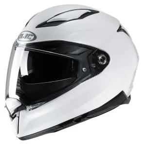 HJC F70 Pearl White Sports touring Full Face Helmet