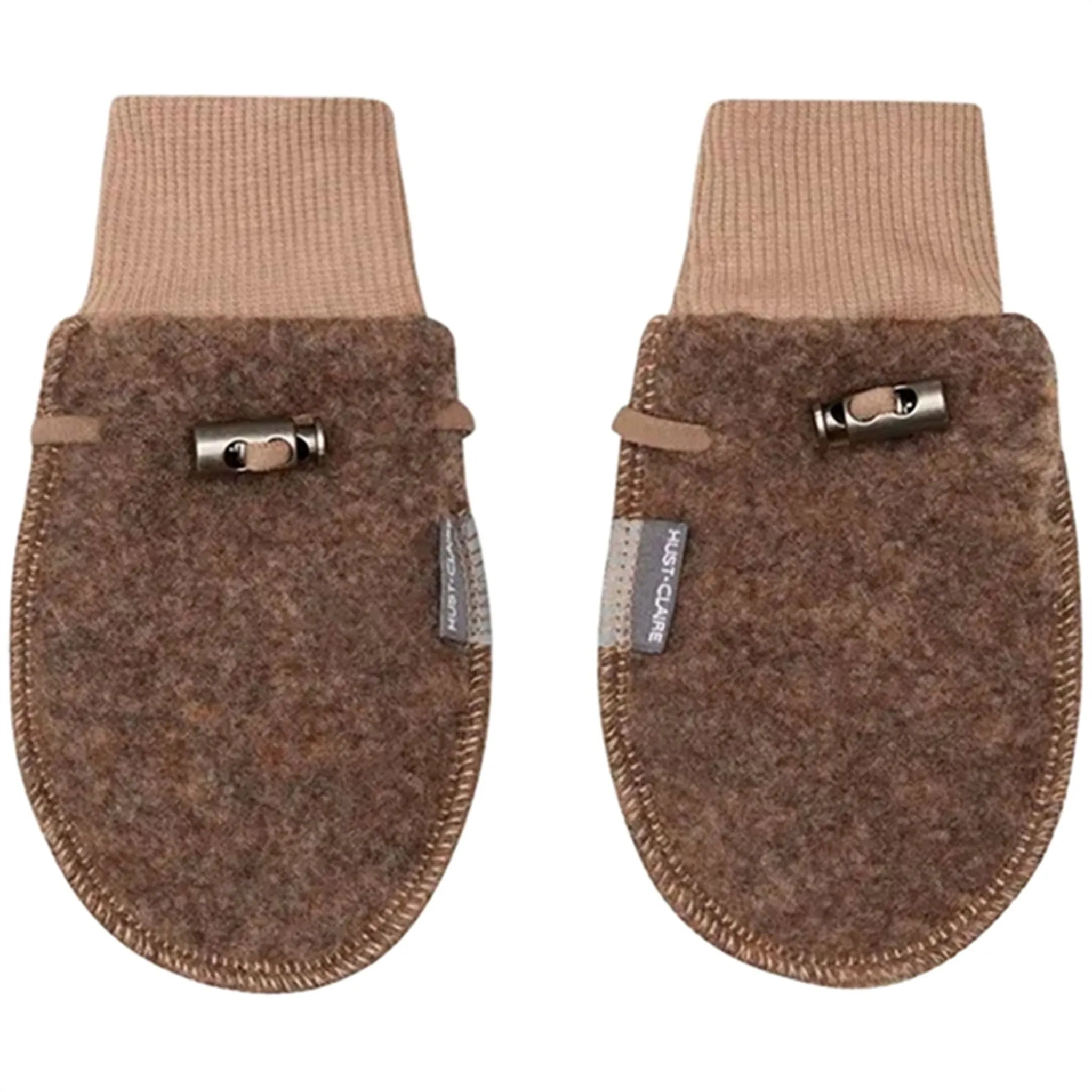 Hust & Claire Baby Cub Brown Ferri Mittens