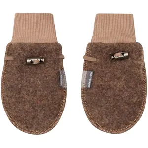 Hust & Claire Baby Cub Brown Ferri Mittens