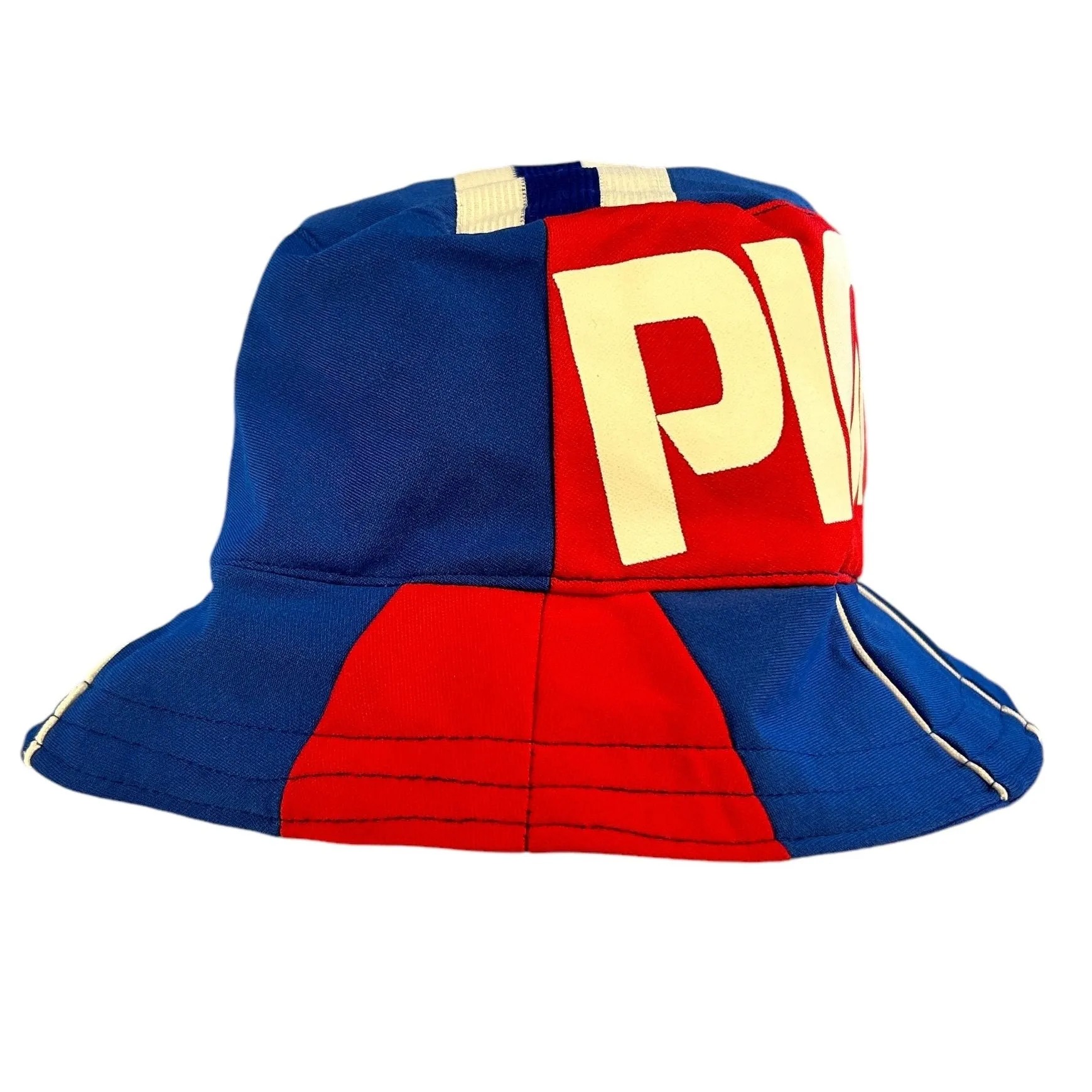 Ipswich Town 84/85 Upcycled Home Shirt Bucket Hat (Score Draw)