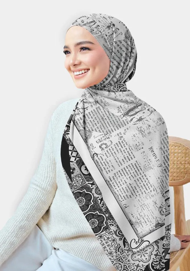 Iqraa Printed Chiffon Hijab