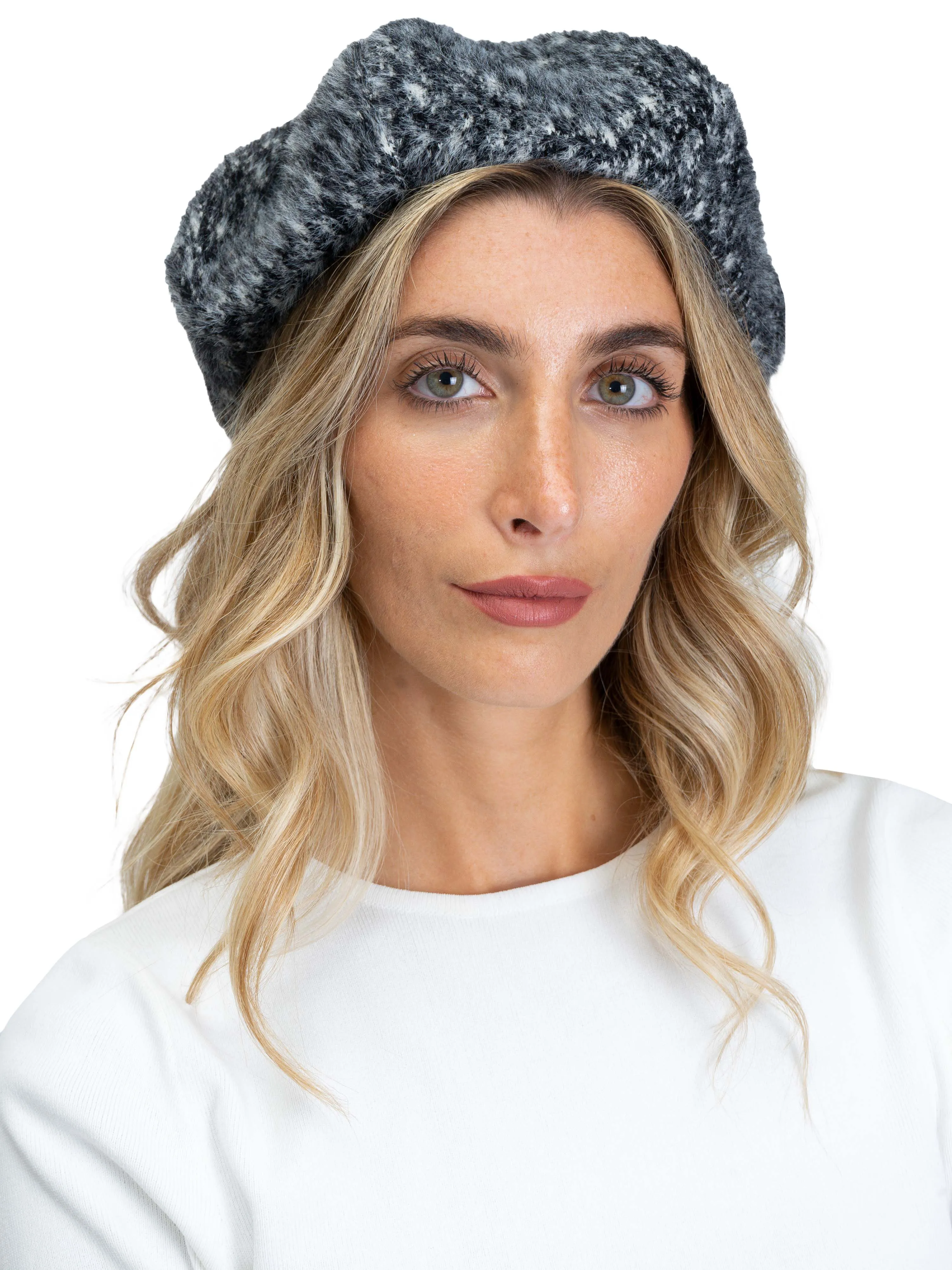 Jones New York Faux Mohair Beret