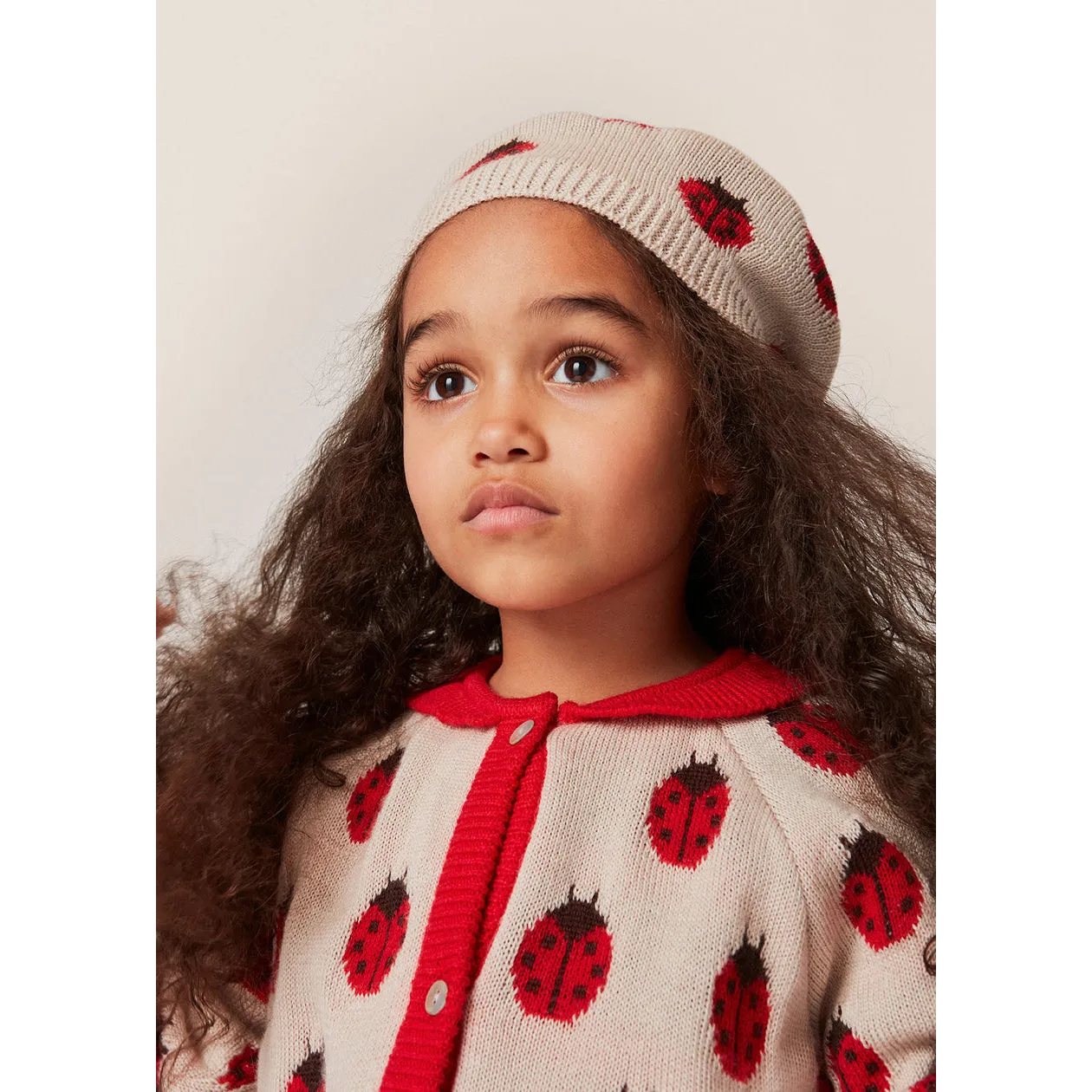 Konges Sløjd Belou Knit Beret Ladybug