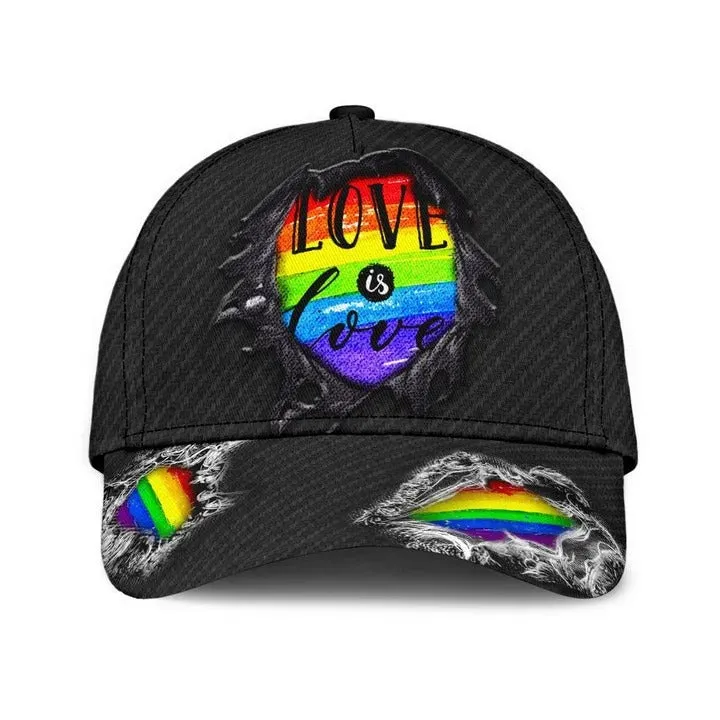 LGBTQ Cap, Grunge Us Flag Be Kind Lgbt 3D Baseball Cap Hat, Gift For Gay Friend, Lesbian Pride Accessories