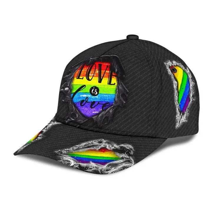 LGBTQ Cap, Grunge Us Flag Be Kind Lgbt 3D Baseball Cap Hat, Gift For Gay Friend, Lesbian Pride Accessories