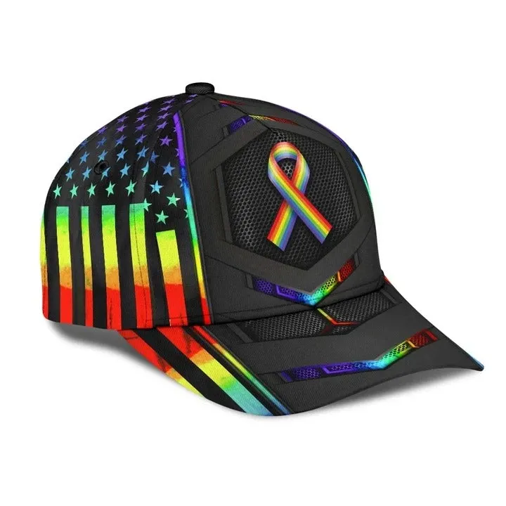 LGBTQ Cap, Pride Classic Cap, Kindness Is Everything Lgbt 3D Printing Baseball Cap Hat, Lesbian Gifts