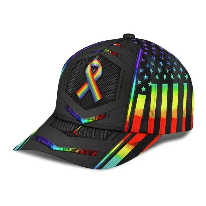 LGBTQ Cap, Pride Classic Cap, Kindness Is Everything Lgbt 3D Printing Baseball Cap Hat, Lesbian Gifts