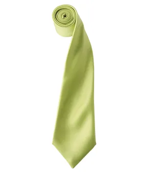 Lime - 'Colours' satin tie