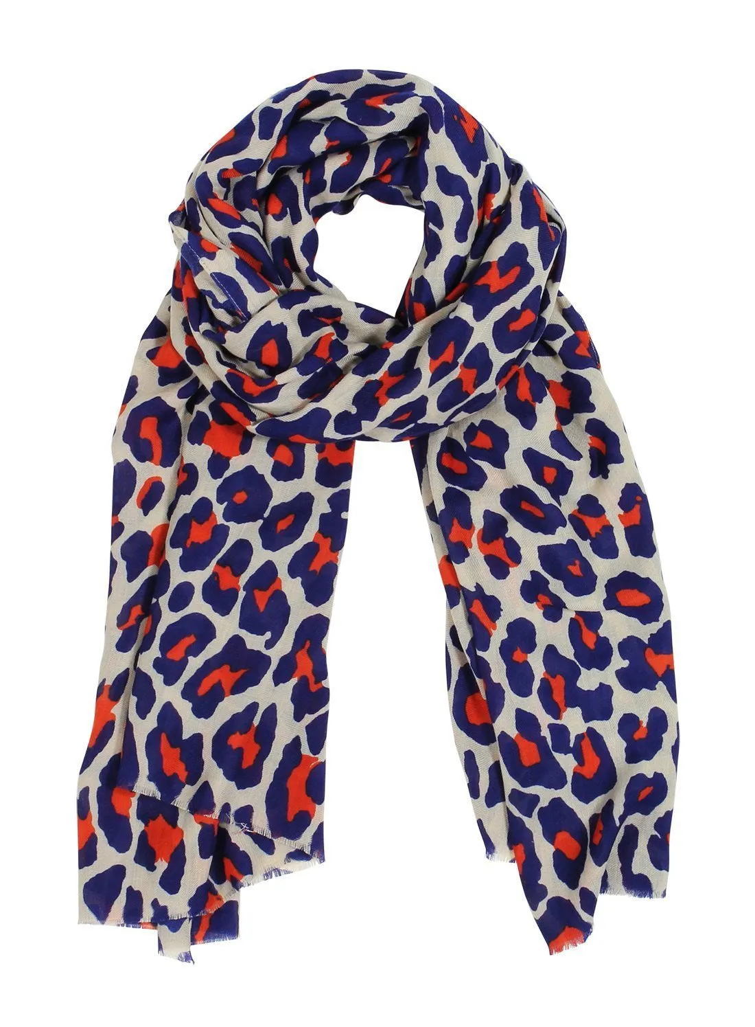 Lucia Leopard Animal Print Scarf