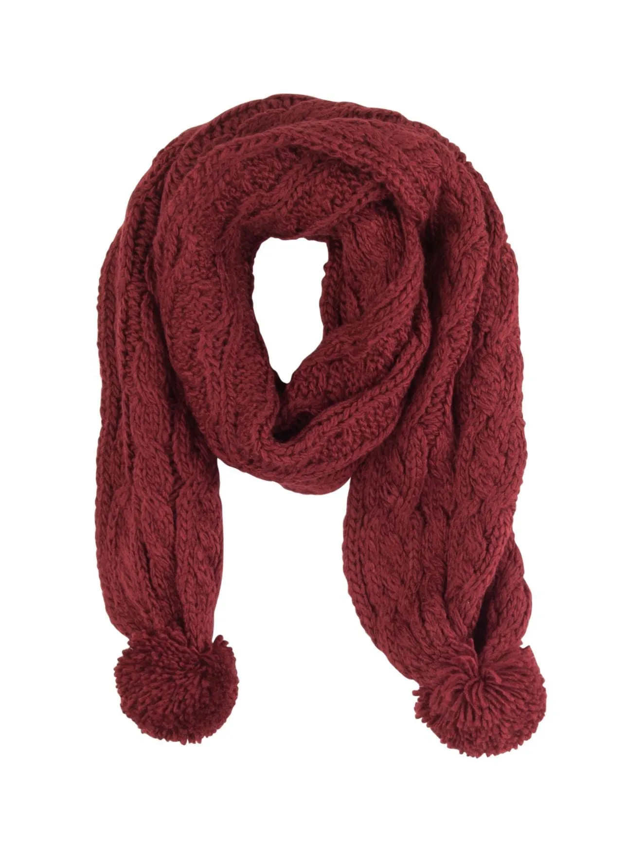 Mermaid Scarf - Ruby Wine