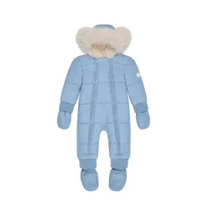 MORI Recycled Waterproof Faux Fur Lined Snowsuit - Blue