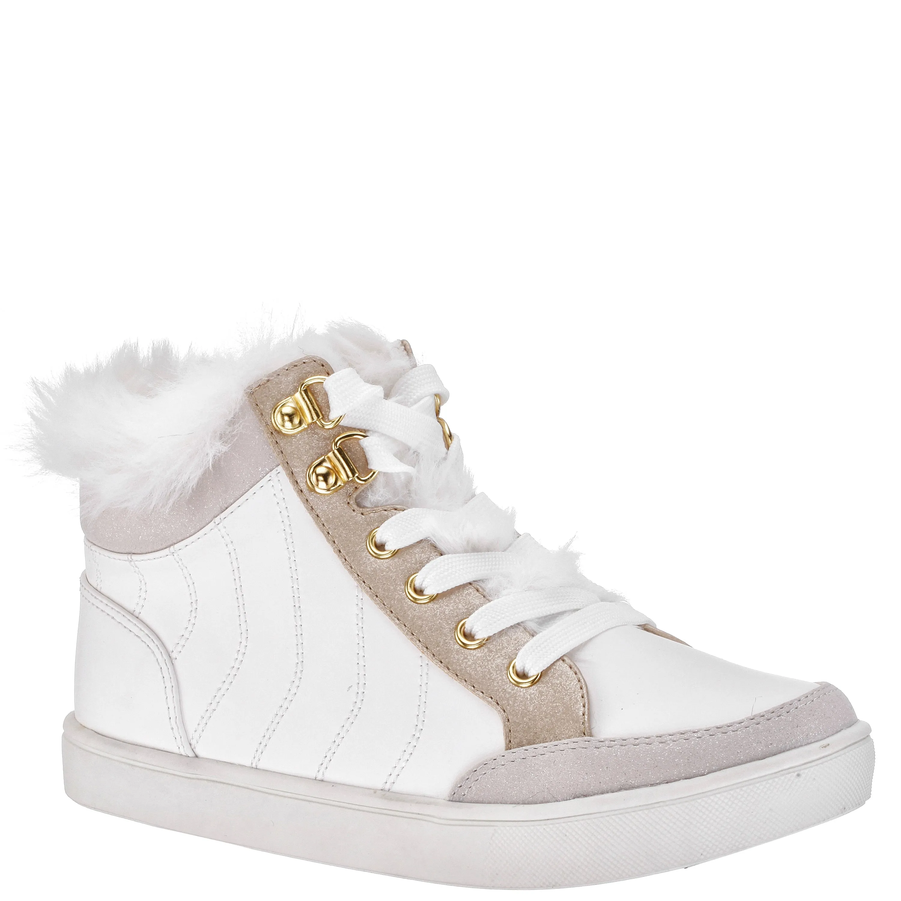 Neutral Fur Lined Hightop