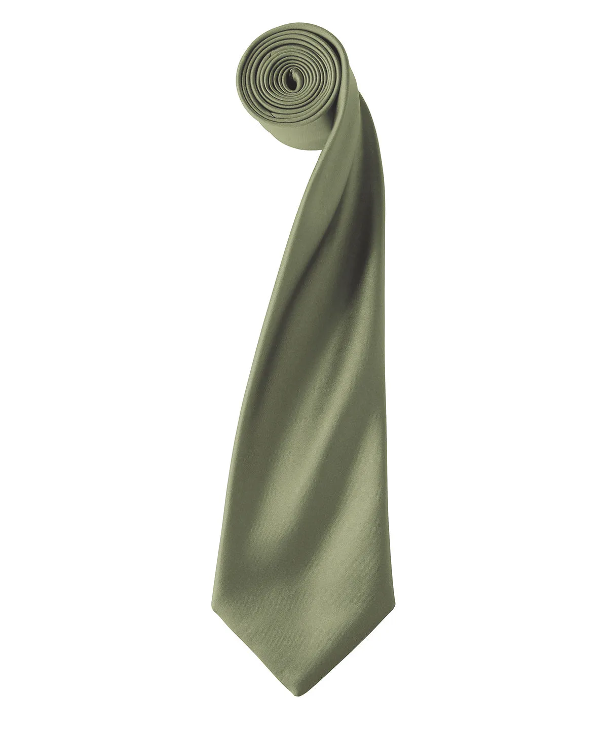 Olive - 'Colours' satin tie