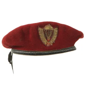 Original South Vietnamese Army of the Republic of Vietnam (ARVN) Airborne Beret - Size 55