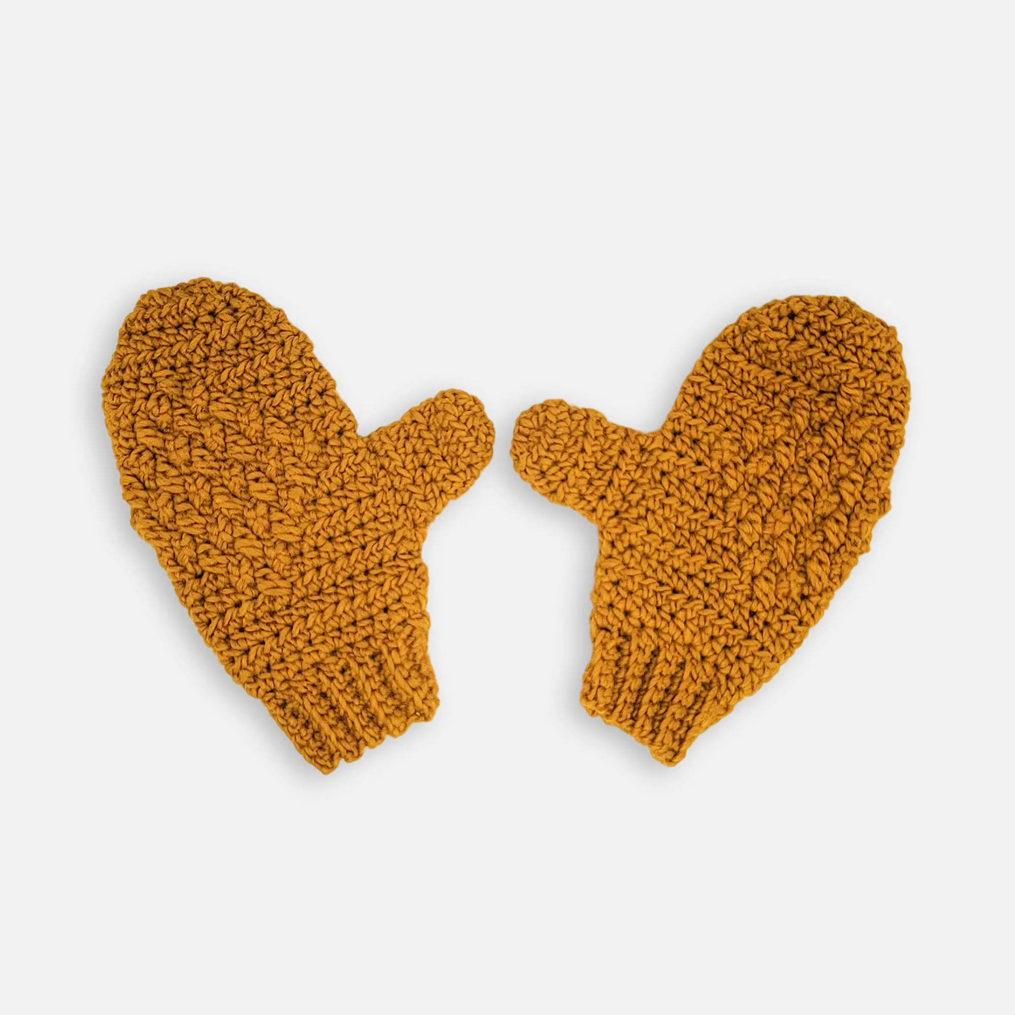 Patons Crochet Rustic Diamond Mittens