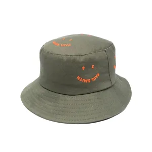 PAUL SMITH Bucket Hat Happy - Military Green