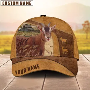 Personalized Goat Cap , Goat Hat, Farm Baseball Hat, Cap Hat For Farmer Farm Lover