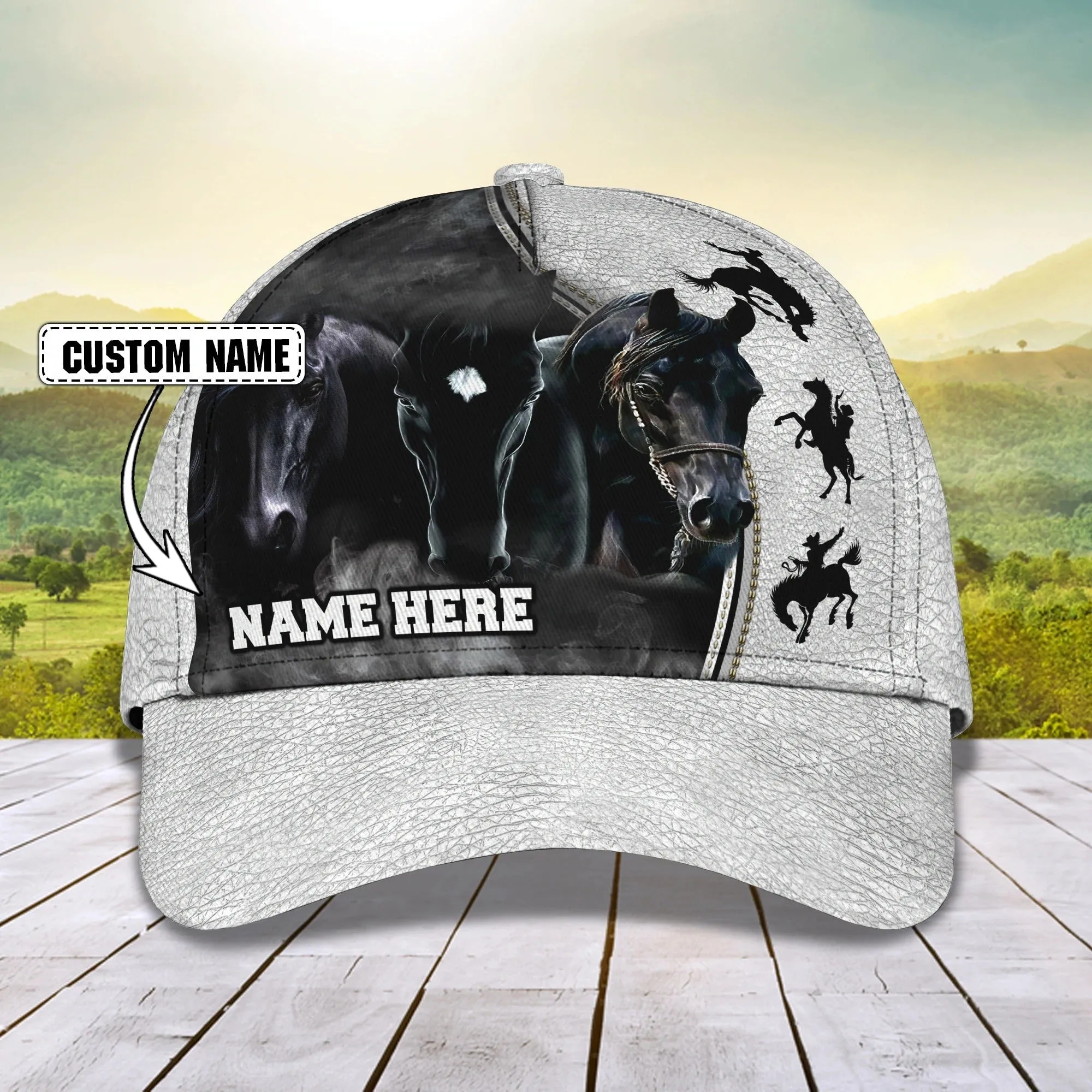 Personalized Native Usa Horse Cap For Men And Woman, Birthday Present To Horse Lovers