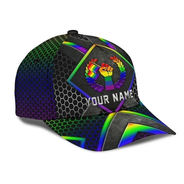 Personalized Pride 3D Baseball Cap For Pride Month, The Rights Of Lgbt People Printing Baseball Cap Hat