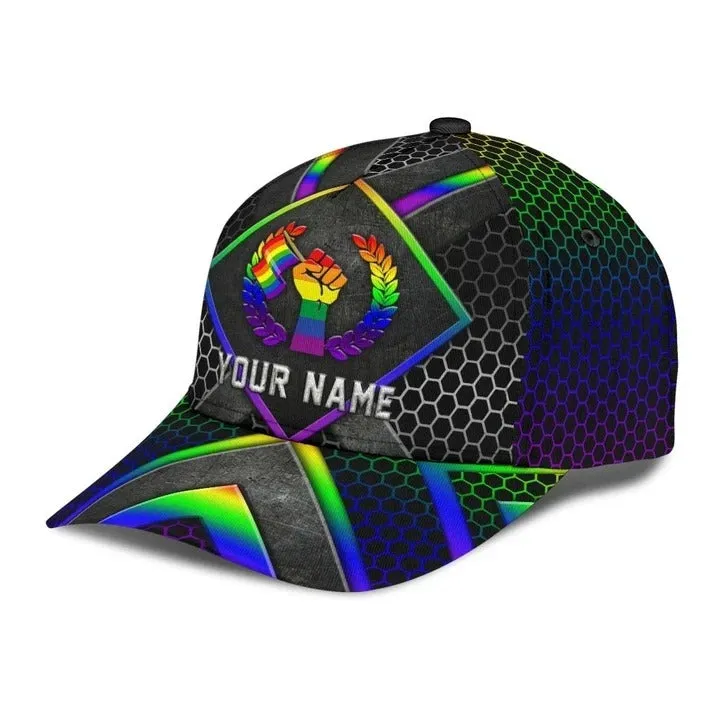 Personalized Pride 3D Baseball Cap For Pride Month, The Rights Of Lgbt People Printing Baseball Cap Hat