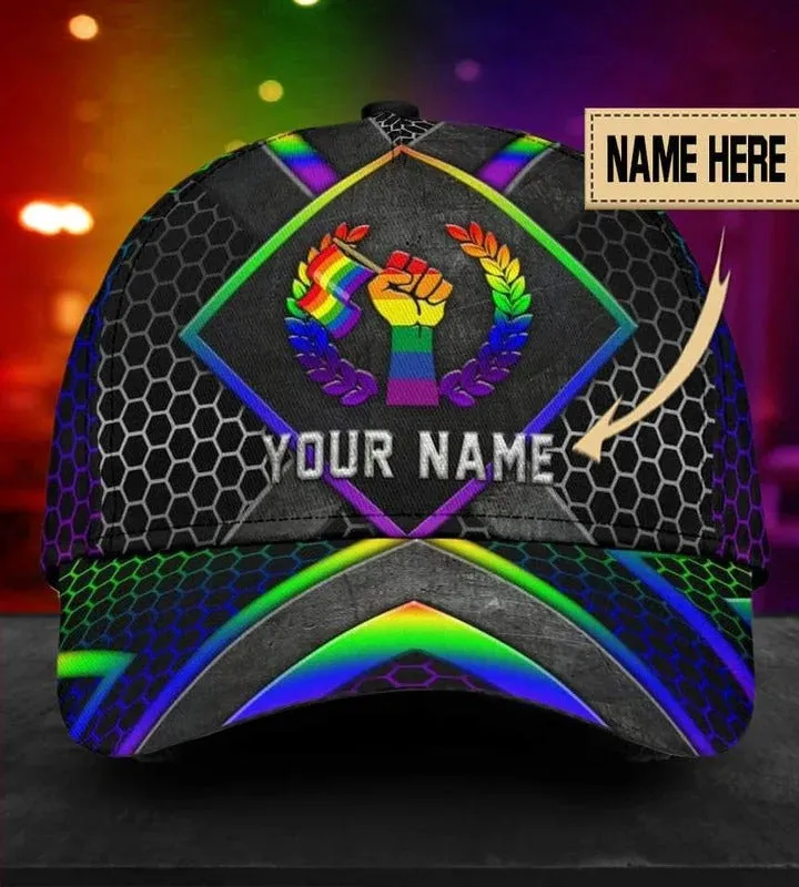 Personalized Pride 3D Baseball Cap For Pride Month, The Rights Of Lgbt People Printing Baseball Cap Hat