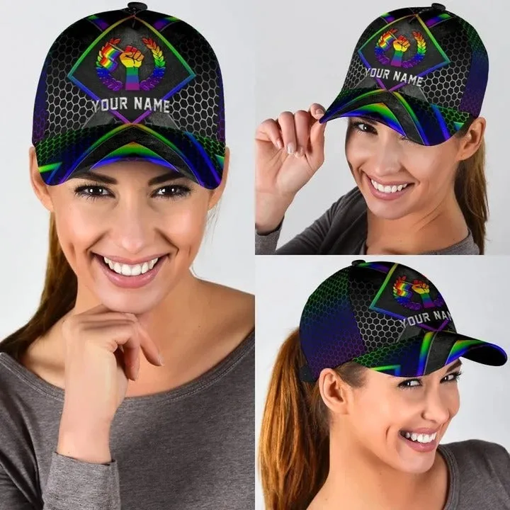 Personalized Pride 3D Baseball Cap For Pride Month, The Rights Of Lgbt People Printing Baseball Cap Hat