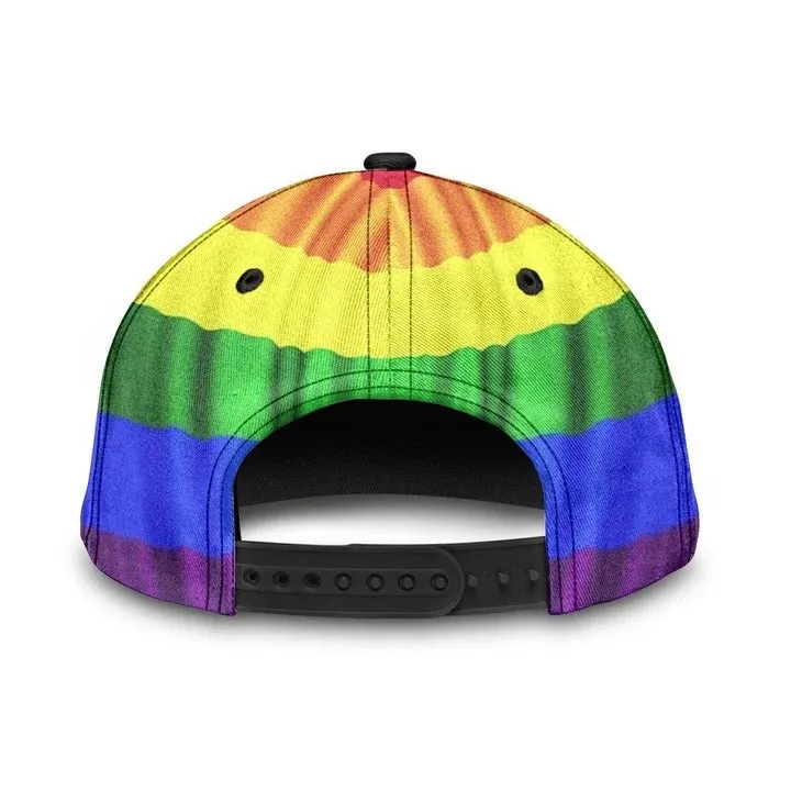 Personalized Pride Baseball Cap For Gay Lesbian, Love Respect Diversity LGBT Printing 3D Classic Cap Hat