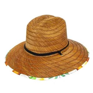 Peter Grimm Coconut - Rye Straw Lifeguard Hat