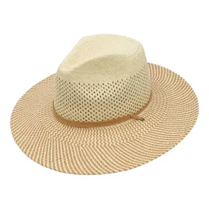 Peter Grimm Peru - Wide Brim Straw Fedora Hat