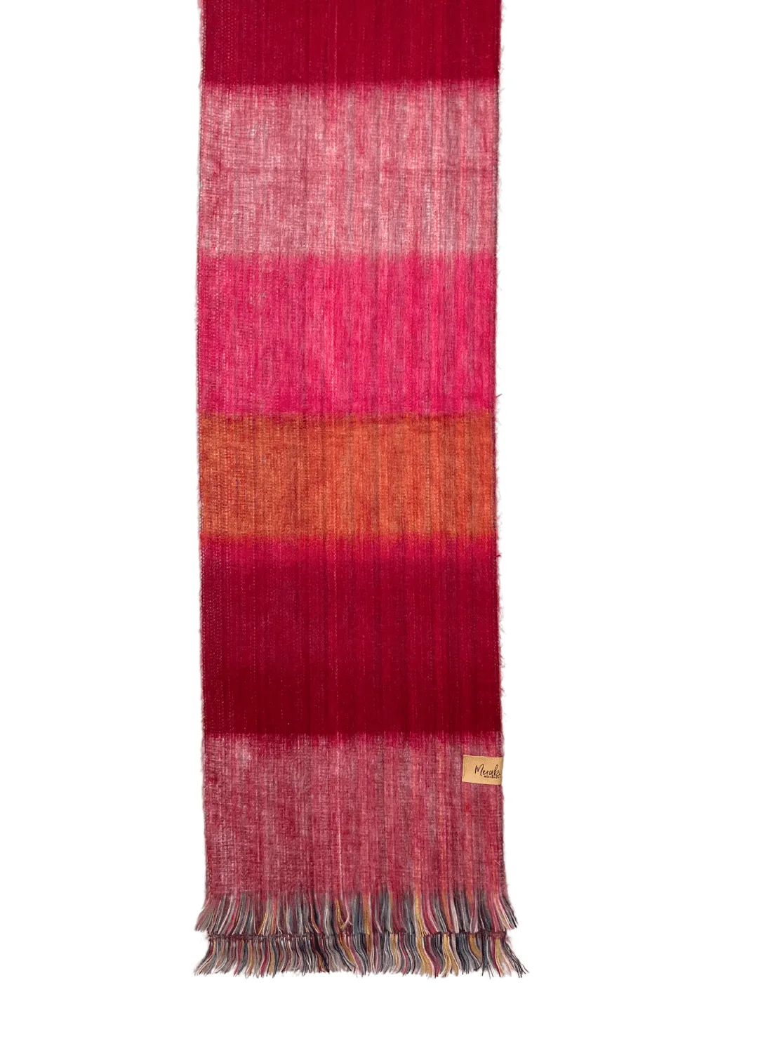 Pink Ombre Alpaca Scarf