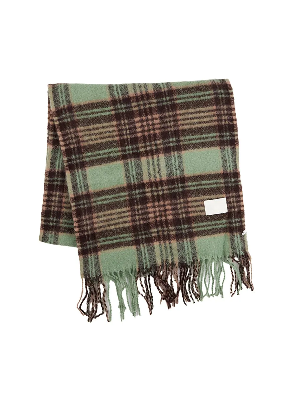 Polyester Checkered Wrap Scarf CN411