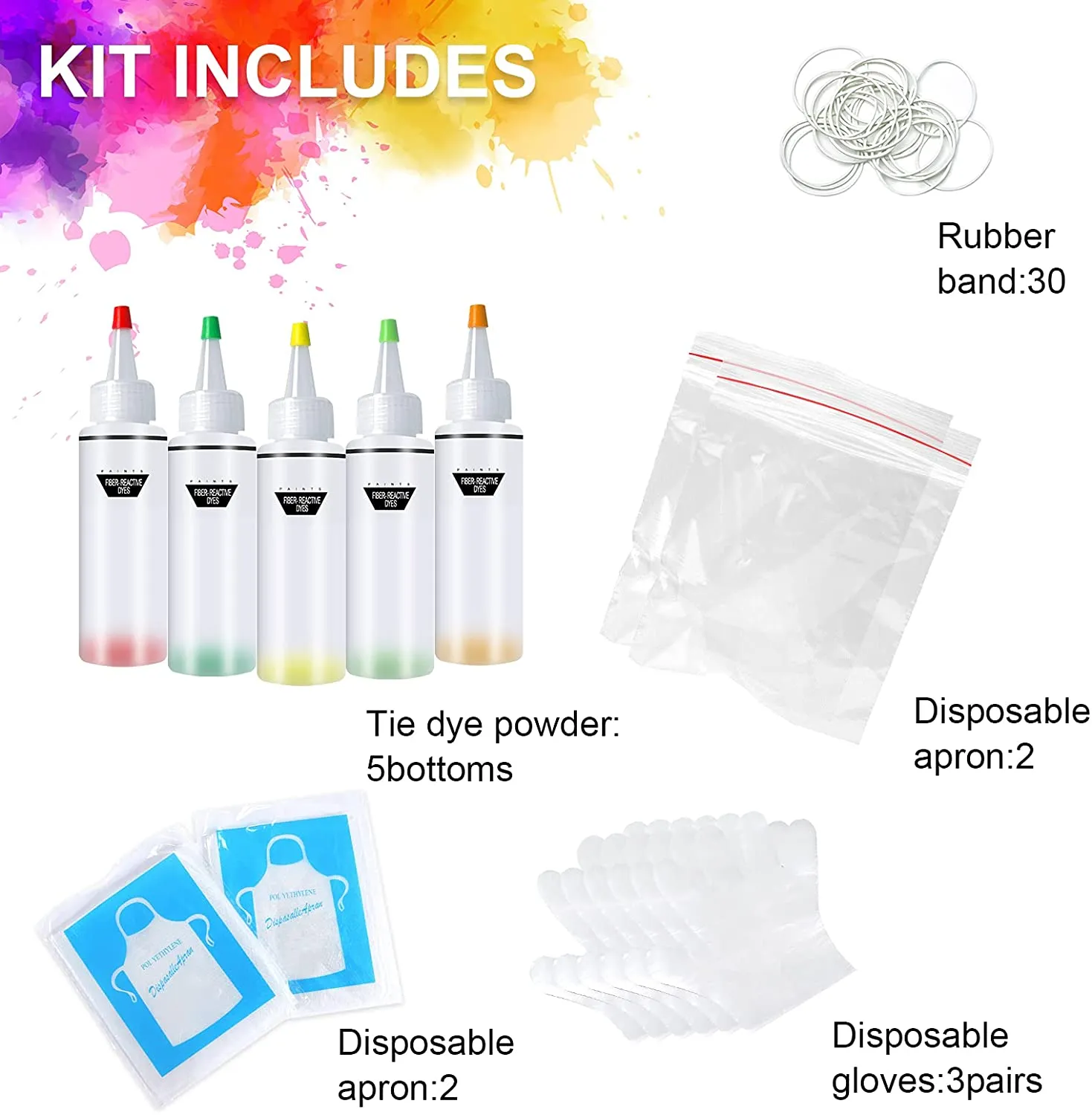 Poppy Crafts Tie-Dye Kit 4*