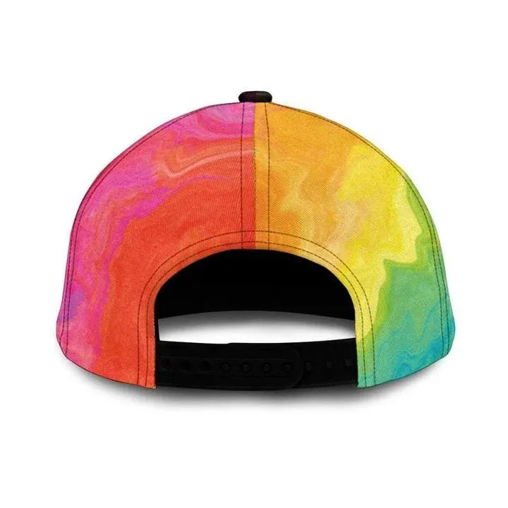 Pride 3D Baseball Cap Hat, LGBT These Colors Don't Run Either, Gifts For Couple Gay Man