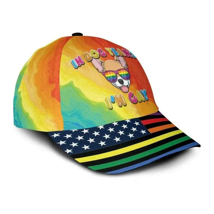 Pride 3D Baseball Cap Hat, LGBT These Colors Don't Run Either, Gifts For Couple Gay Man