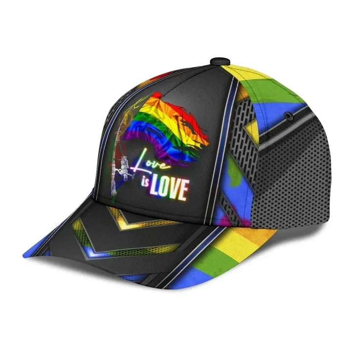 Pride Baseball Cap For Him, Equality Pride Love Is Love Lgbt Printing Baseball Cap Hat, Gaymer Gifts