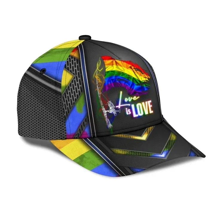 Pride Baseball Cap For Him, Equality Pride Love Is Love Lgbt Printing Baseball Cap Hat, Gaymer Gifts