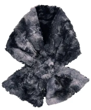 Pull-Thru Scarf - Luxury Faux Fur in Highland Skye