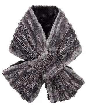 Pull-Thru Scarf - Luxury Faux Fur in Rattle N Shake