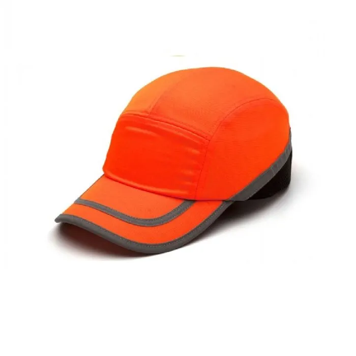 Pyramex HP50041 Baseball Bump Cap, Hi Vis Orange, One Size, 1 Each