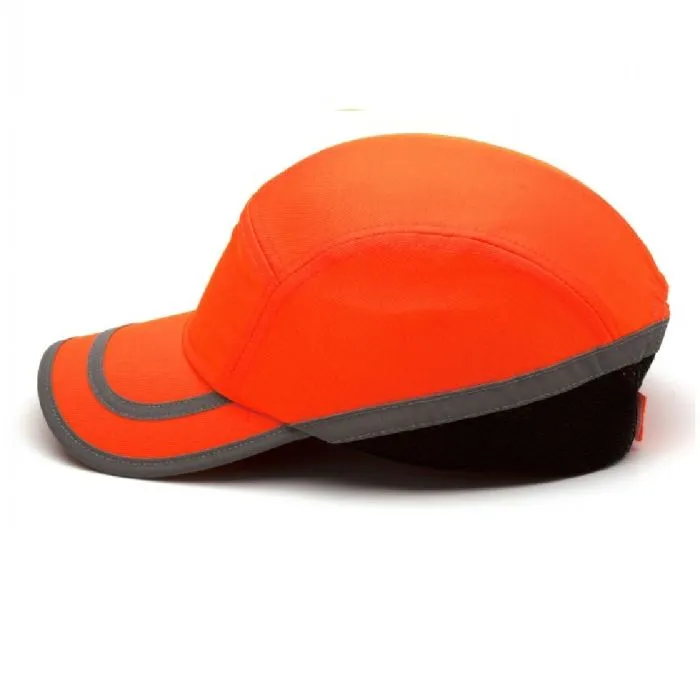 Pyramex HP50041 Baseball Bump Cap, Hi Vis Orange, One Size, 1 Each