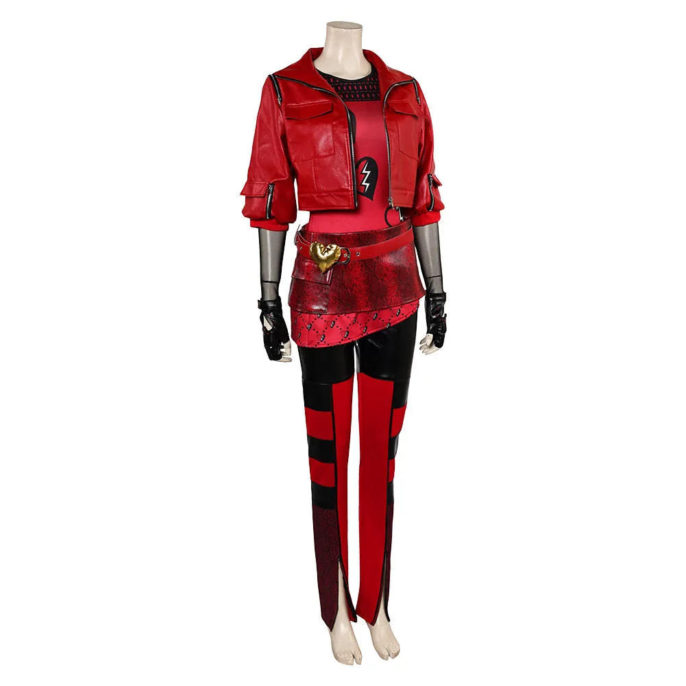 Red Women Black Red Outfit Party Carnival Halloween Cosplay Costume