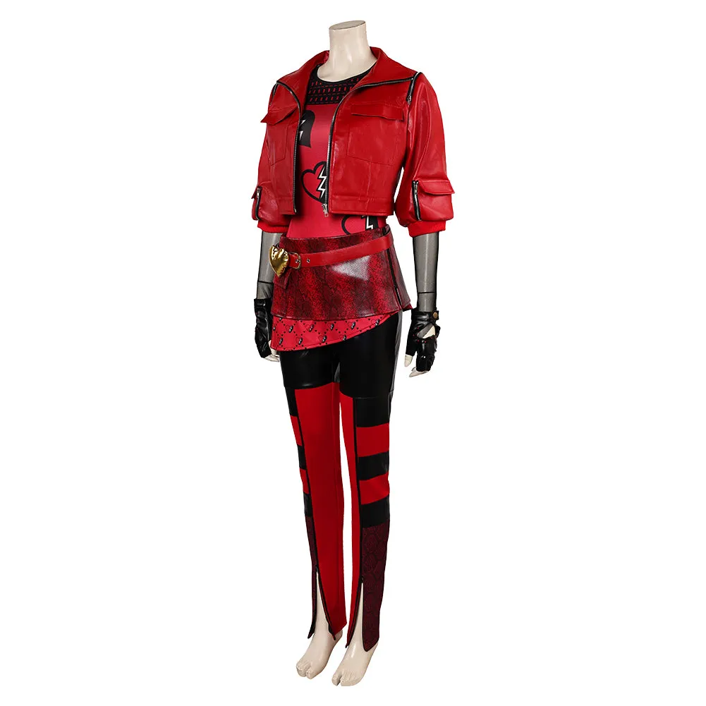 Red Women Black Red Outfit Party Carnival Halloween Cosplay Costume