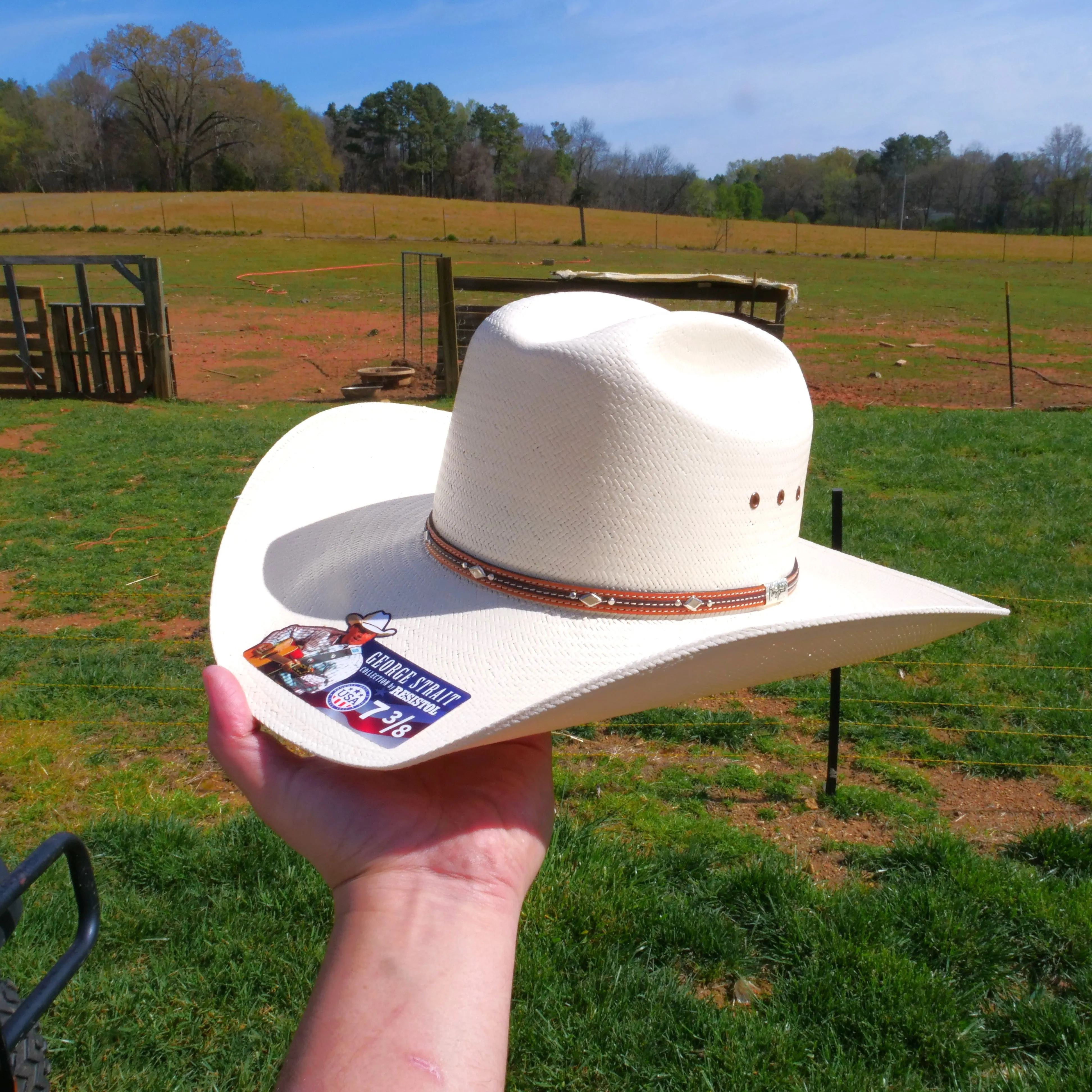 Resistol Kingman 10x Straw Cowboy Hat