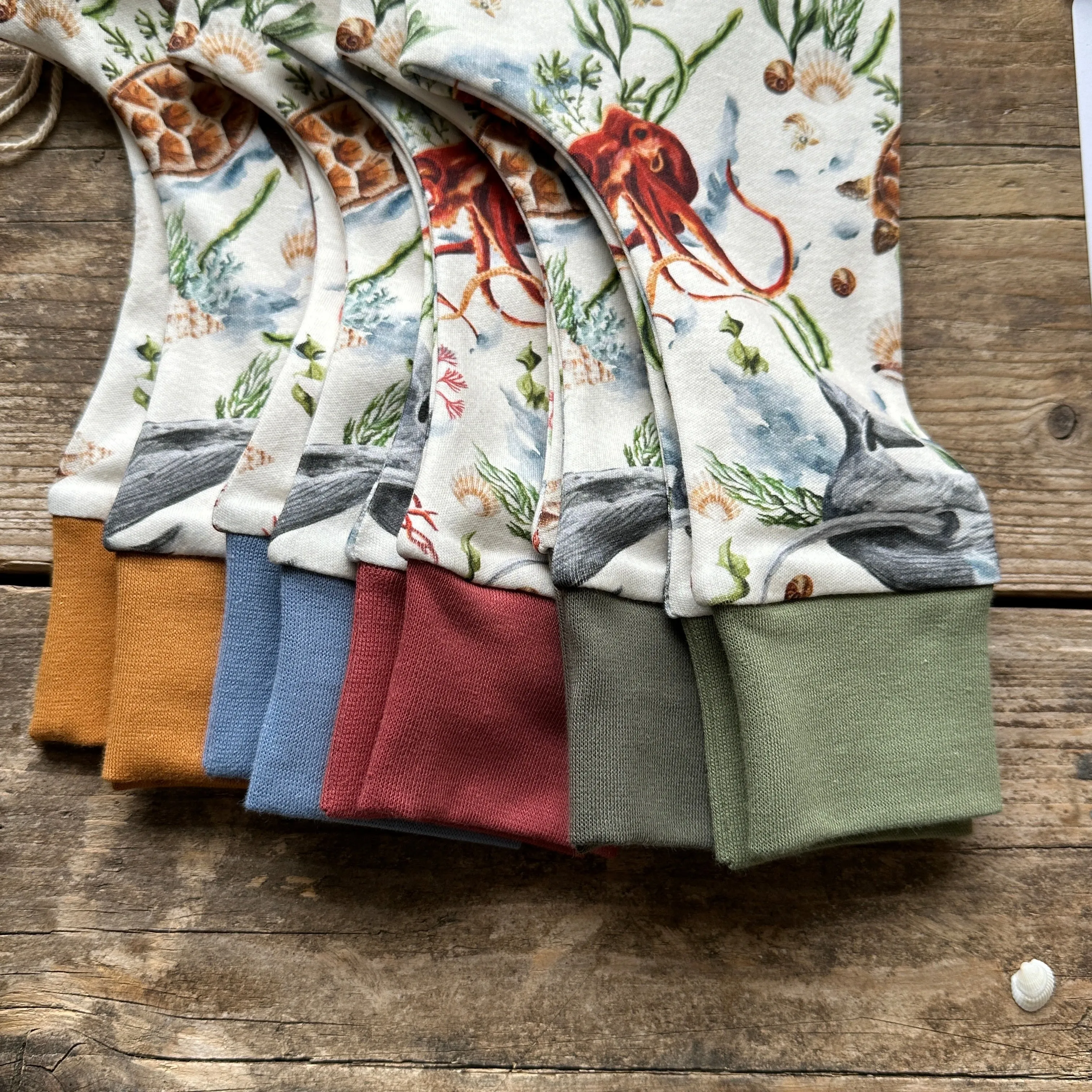 Sea Creatures Printed Snood