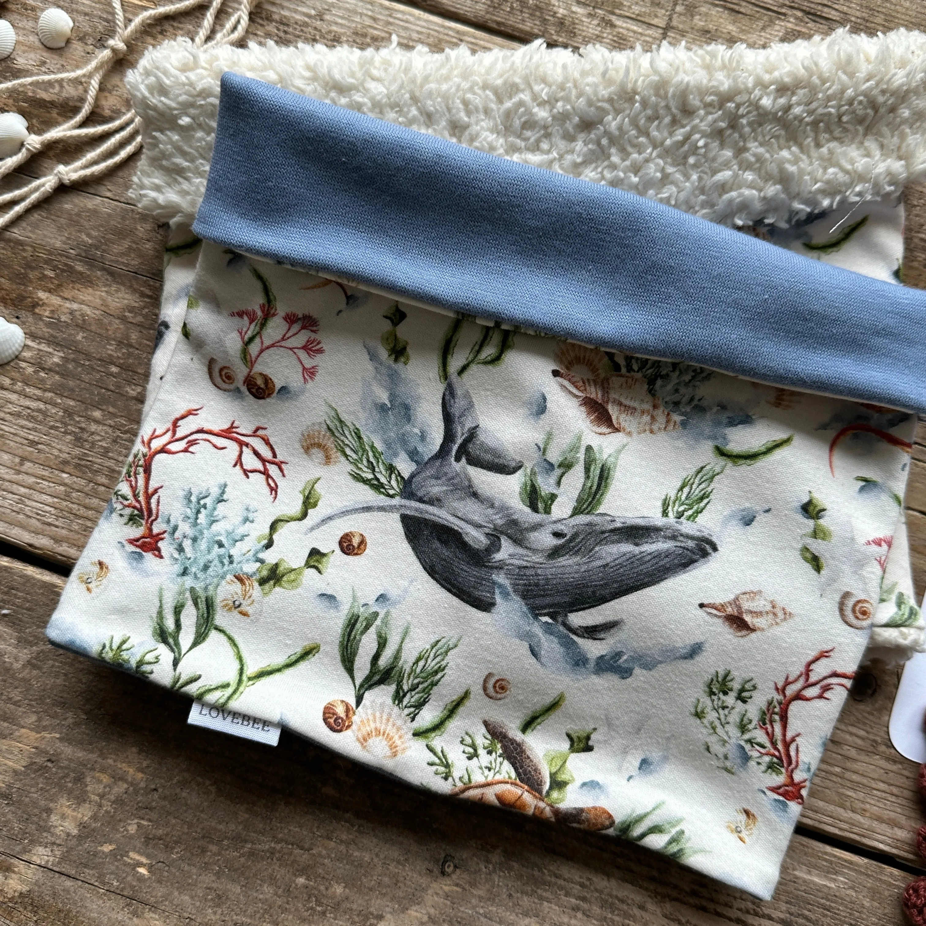 Sea Creatures Printed Snood