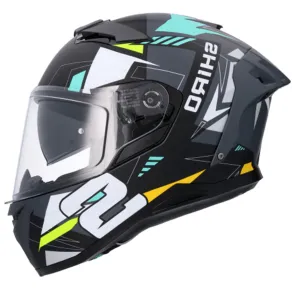 Shiro Alpha Upgrade Full-Face Helmet Matte Gray