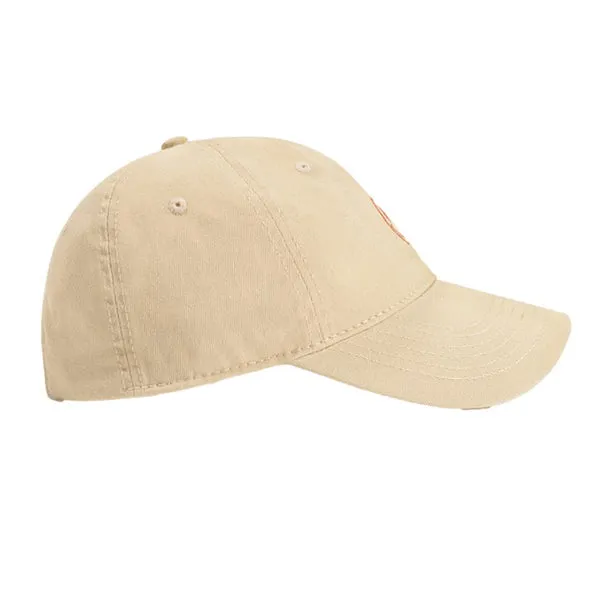 Smiley Face Embroidery Camel Adjustable Baseball Cap 笑臉刺繡駝色可調節棒球帽 KCHT2418