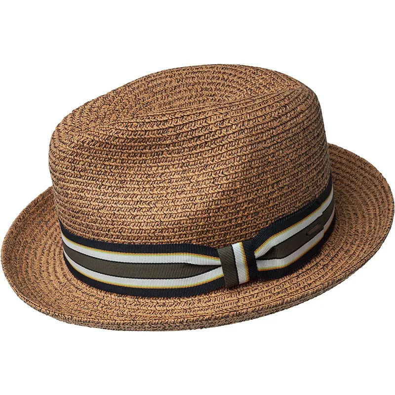 Sophisticate's Signature Summer Braid Fedora Straw